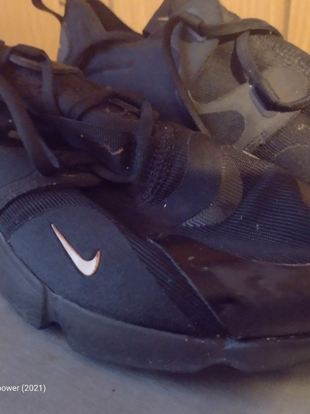 Women's Black Nike Air Max Shoes With Pink Swoosh